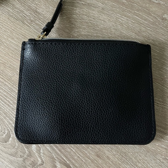 Victoria's Secret Black and Gold Heart Studs Card and Key Holder - NWOT - Picture 3 of 4